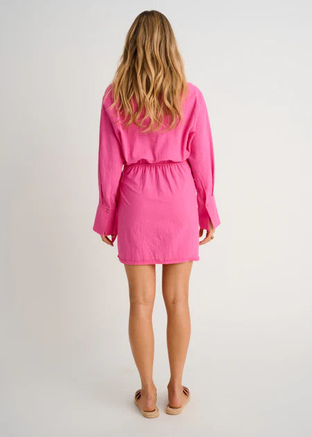 Everyday Sunday Cotton Cover-Up Wrap Dress