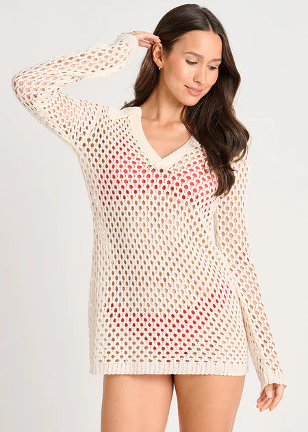 Everyday Sunday Women's Cover-Up Tunic With Collar