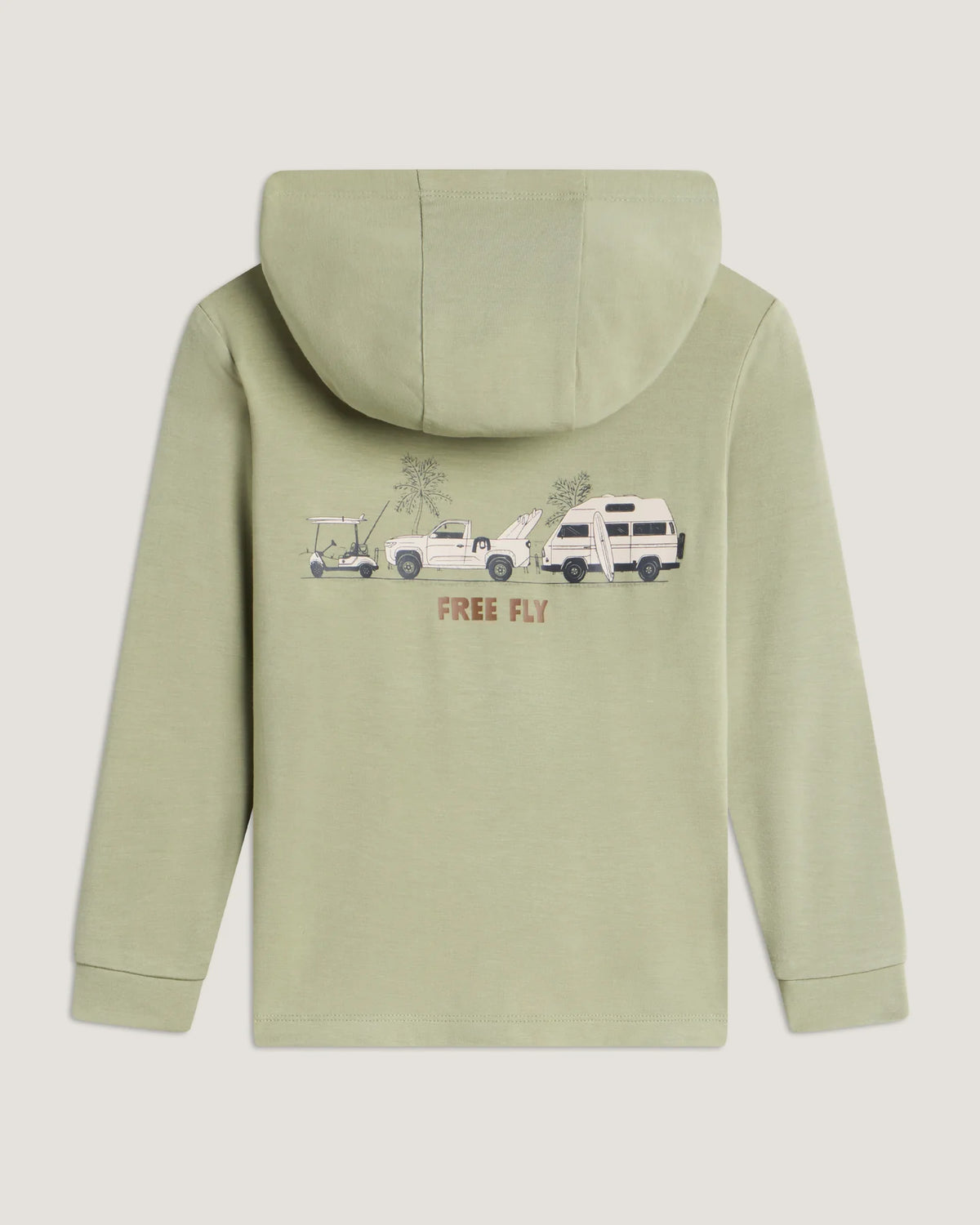Free Fly Toddler Bamboo Shade Graphic Hoodie- On The Go