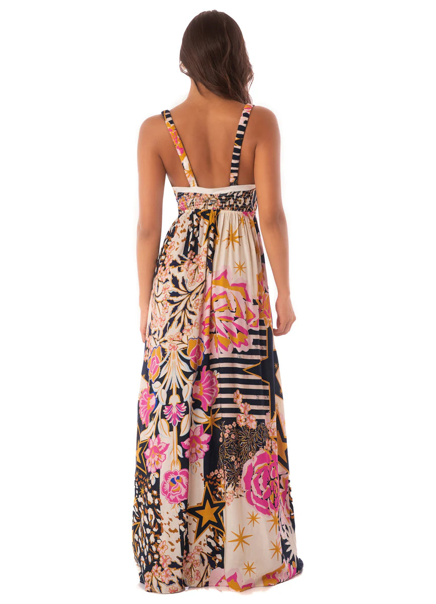 Maaji Patchwork Rose Evangeline Long Dress