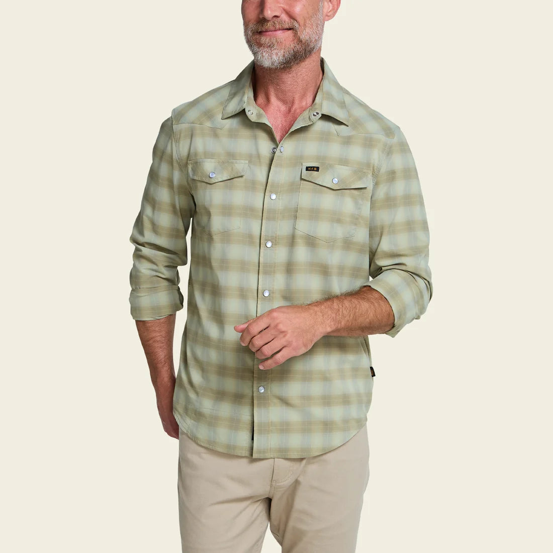 Howler Bros. H Bar B Tech Longsleeve - Fog Green