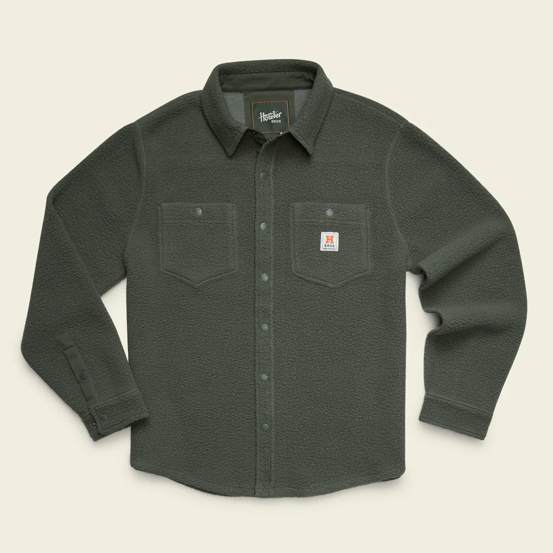 Howler Bros. Allegheny Fleece Overshirt- Beetle