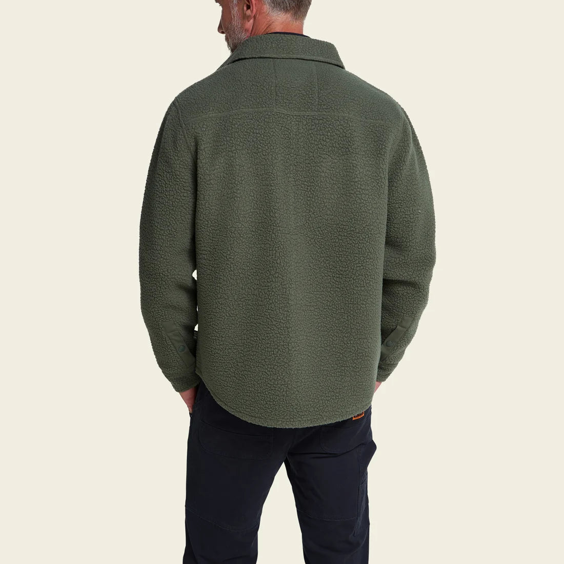 Howler Bros. Allegheny Fleece Overshirt- Beetle