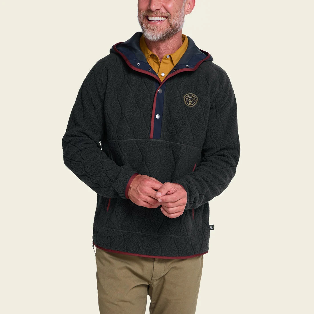 Howler Bros. Chisos Hooded Pullover- Antique Black