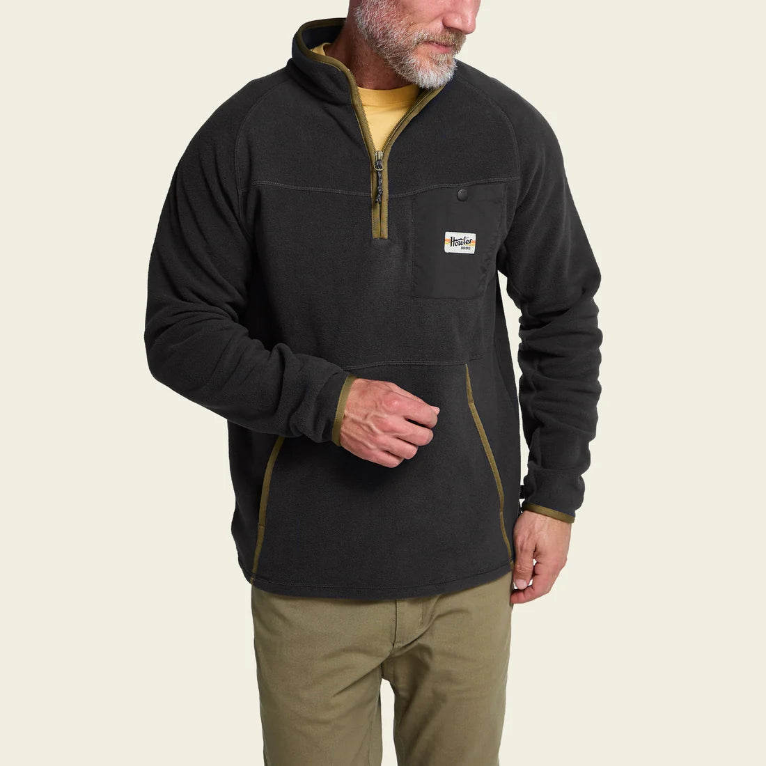 Howler Bros. Free Range Fleece Pullover- Carbonite