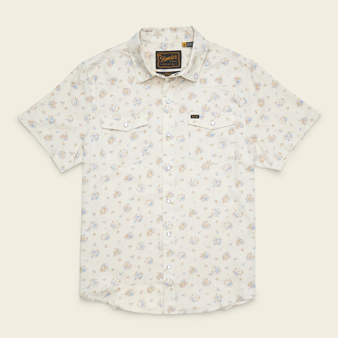 H Bar B Snapshirt | Bouquets | Beige