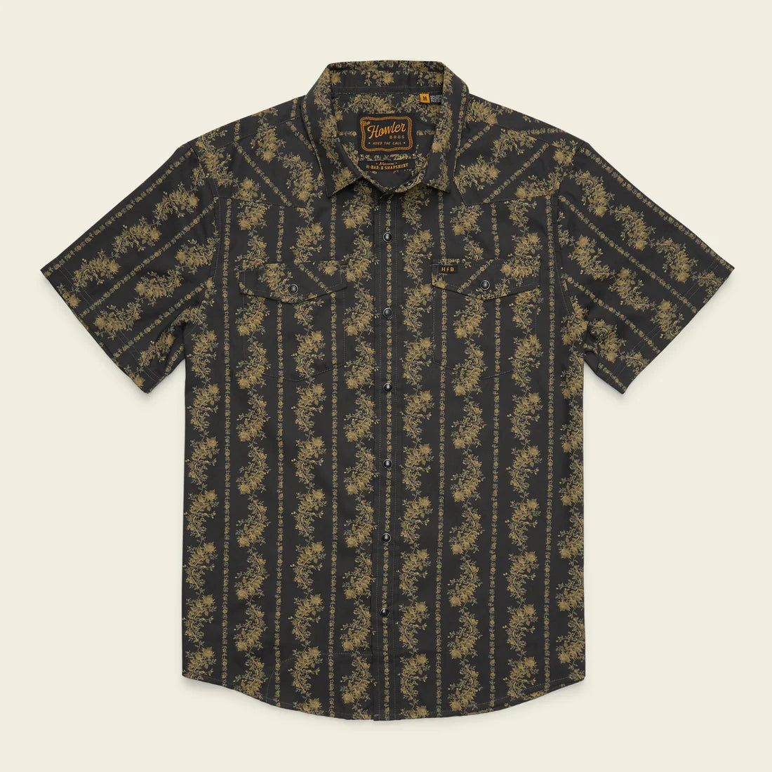 Howler Bros. H Bar B Snapshirt | Grampa’s Curtains | Antique Black
