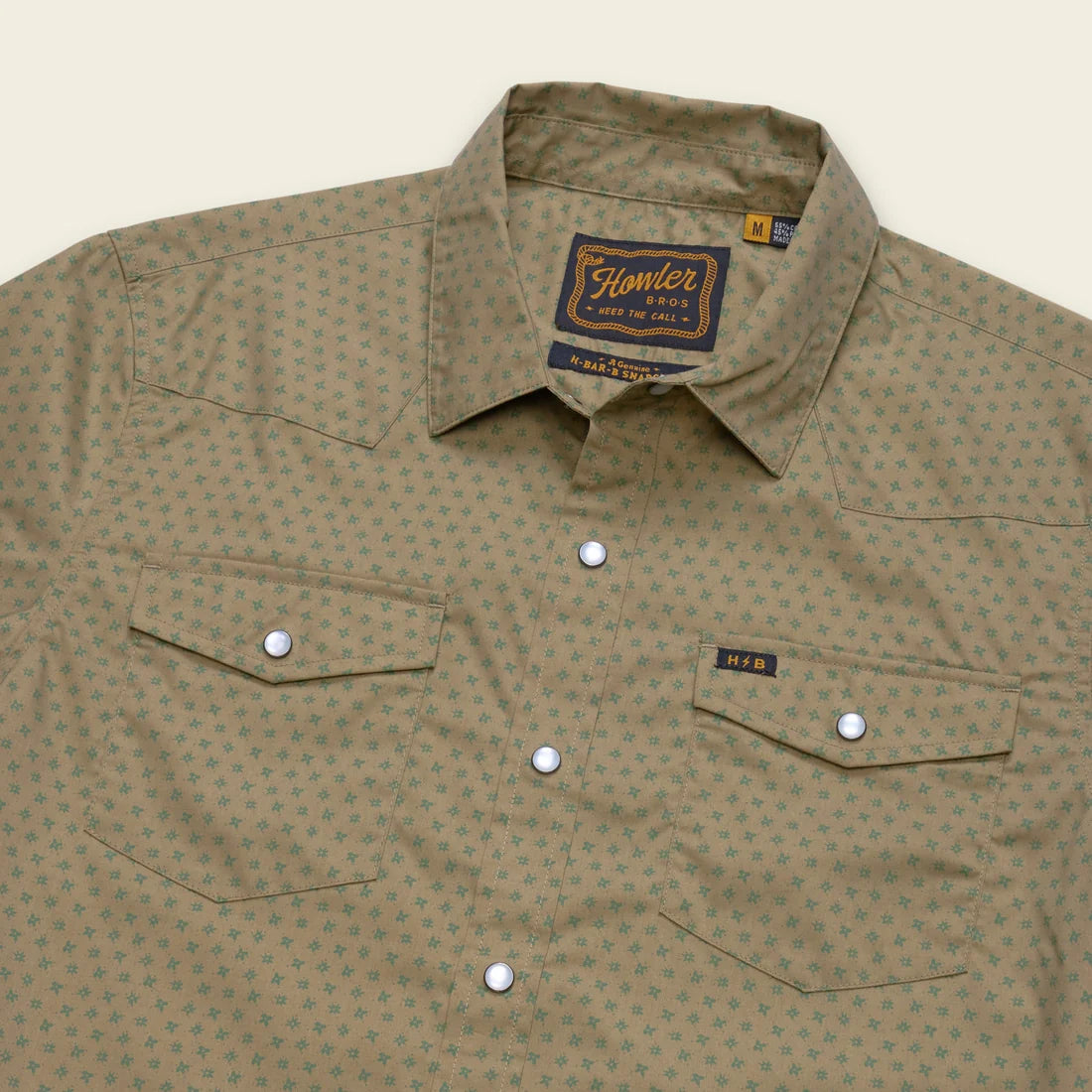 Howler Bros. H Bar B Snapshirt | Lockhart Floral | Olive
