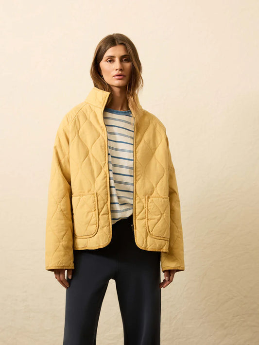 Faherty Sunwashed Quilted Jacket - Tuscan Sun