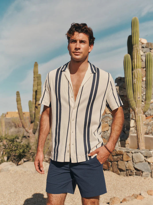 Fair Harbor Men's Babylon Camp Shirt