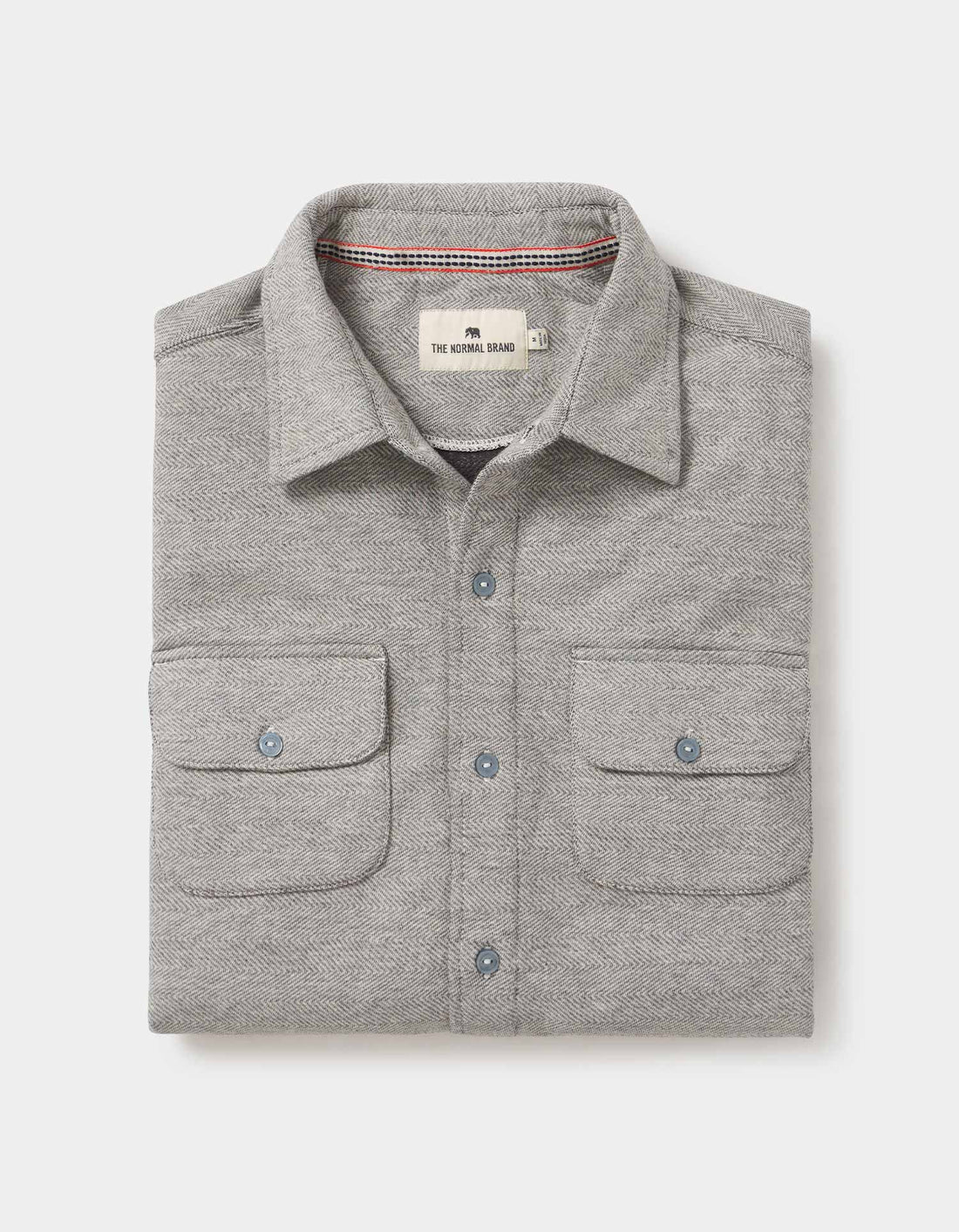 Normal Brand Textured Knit Shirt In Graphite