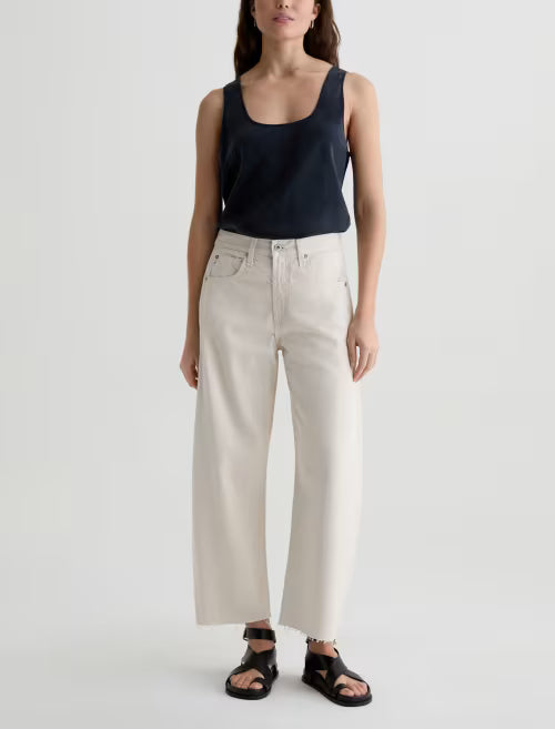 AG Women's Hattie Crop High-Rise Barrel