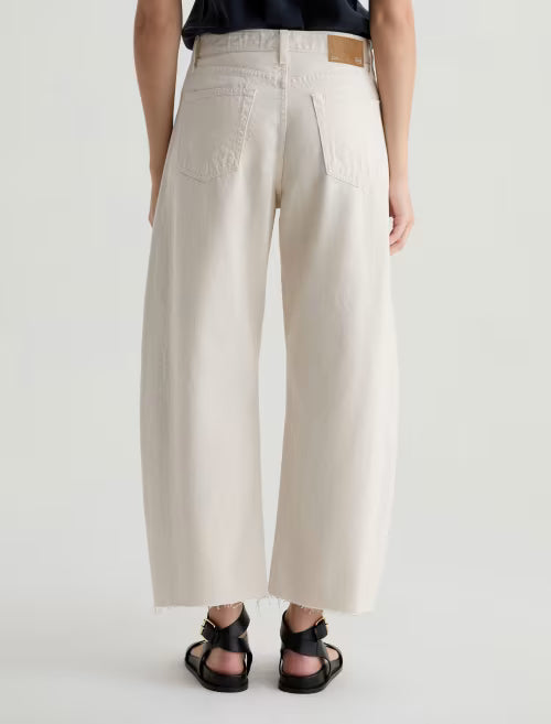 AG Women's Hattie Crop High-Rise Barrel