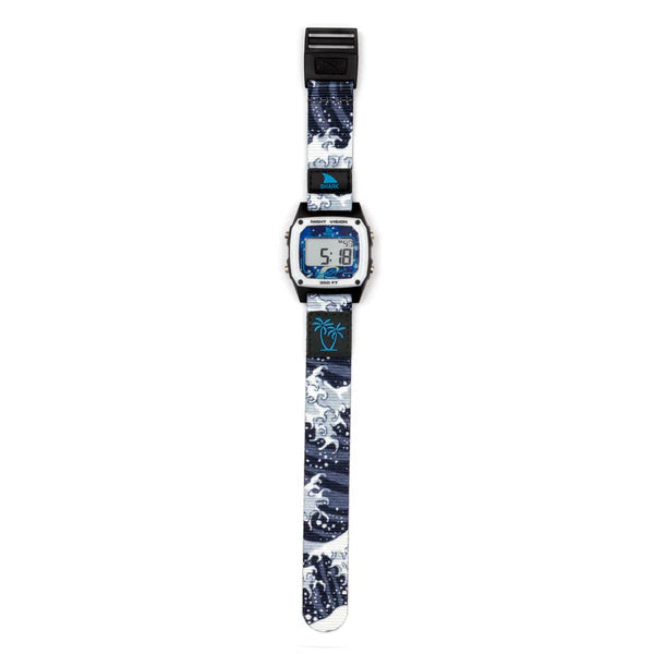 Freestyle Luke Davis Signature Shark Classic Clip Watch-White Wave