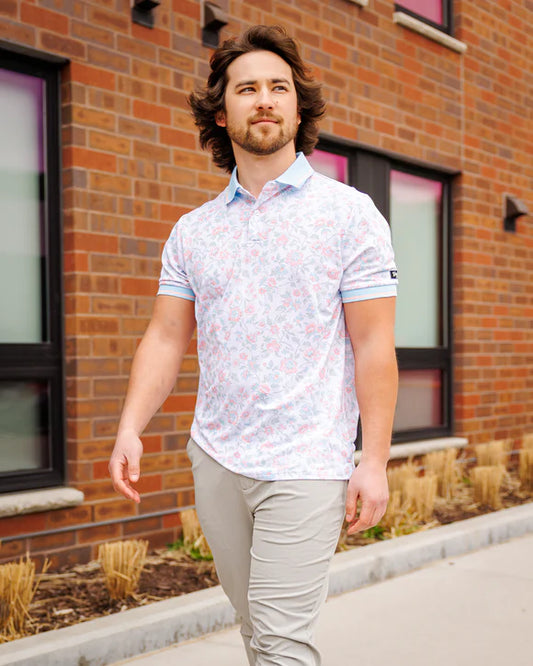 Waggle Men's Fresh Picked Pique Polo