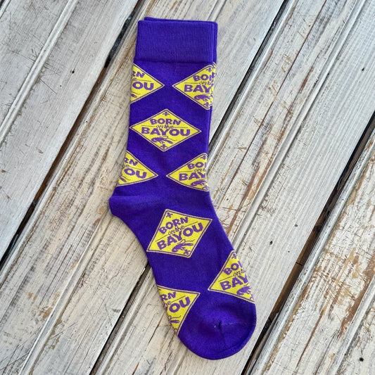 Nola Mercantile Born On The Bayou Socks
