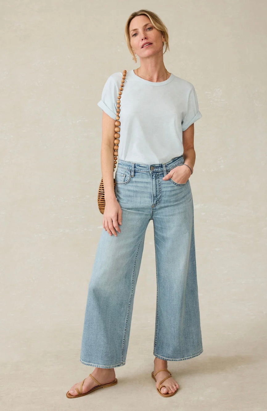 Faherty Saturday Denim Wide Leg