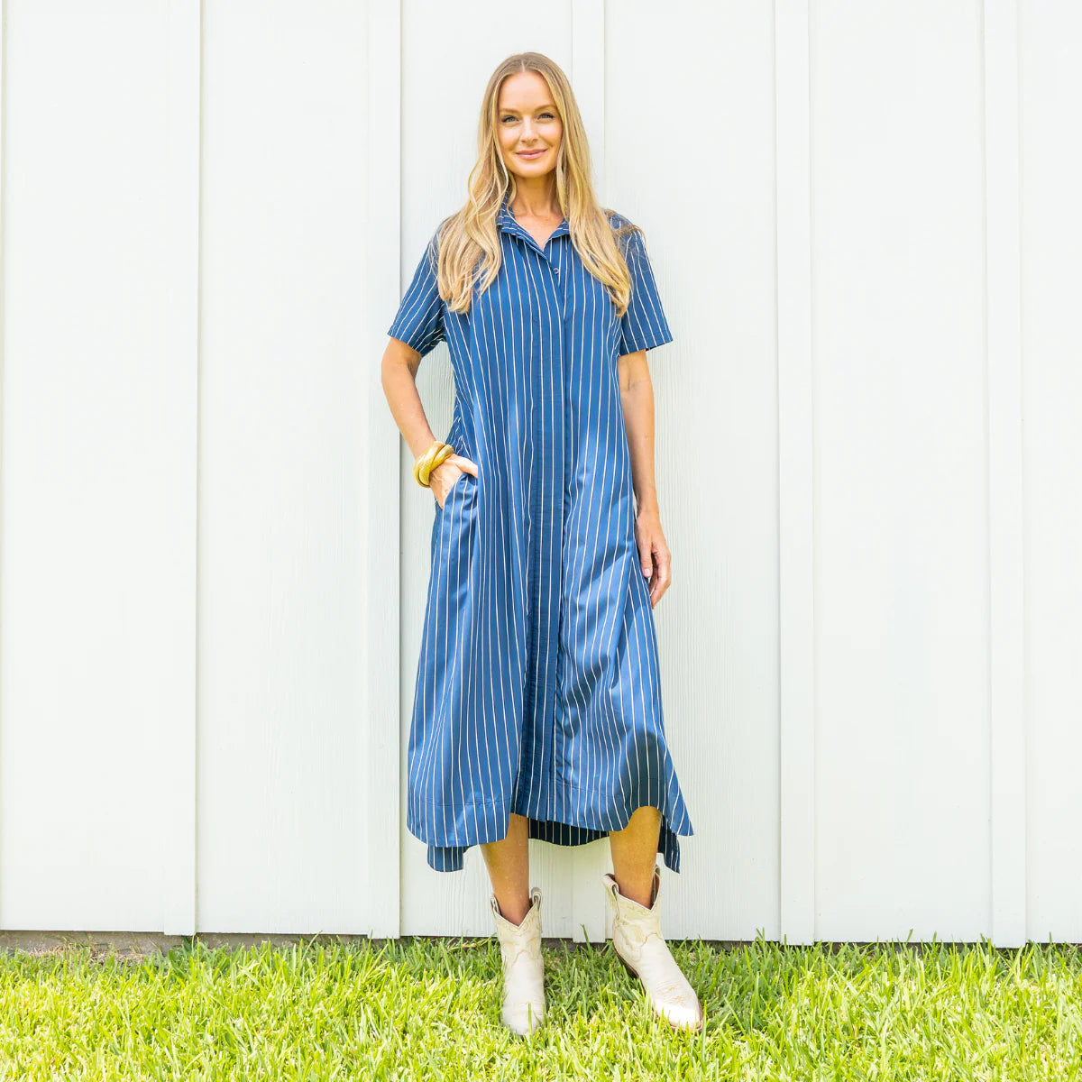 Caryn Lawn Millie Long Dress