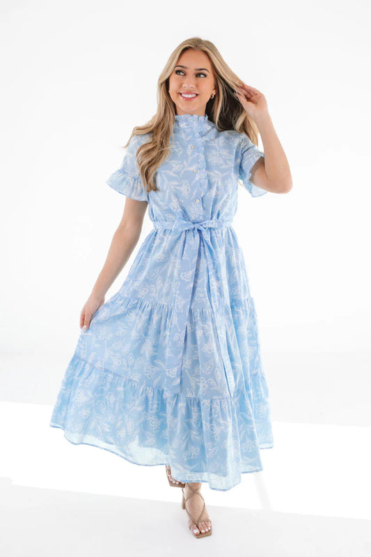 J.Marie Janey Button Up Midi Dress
