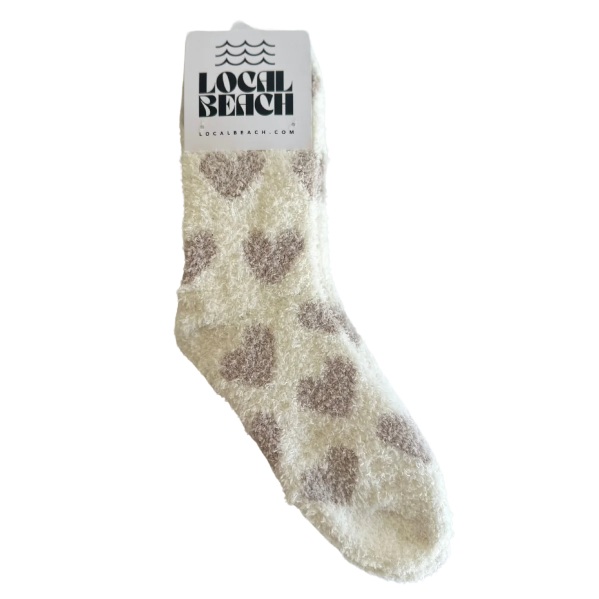 Local Beach Love Collection Heart Cozy Socks