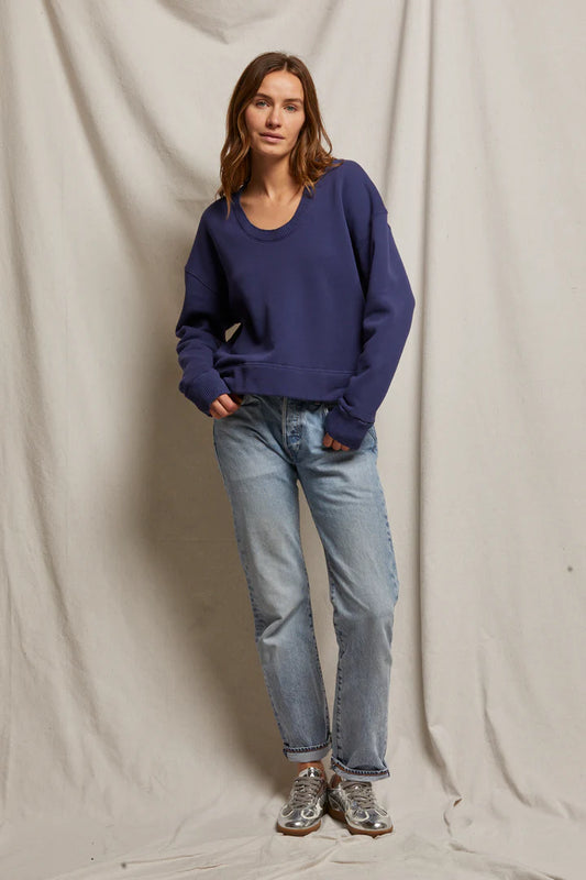 Perfectwhitetee Fleece U Neck Sweatshirt