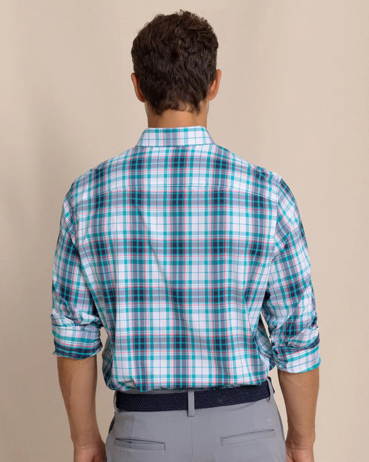 Southern Tide Men's Long Sleeve Willow Brook Plaid Sportshirt