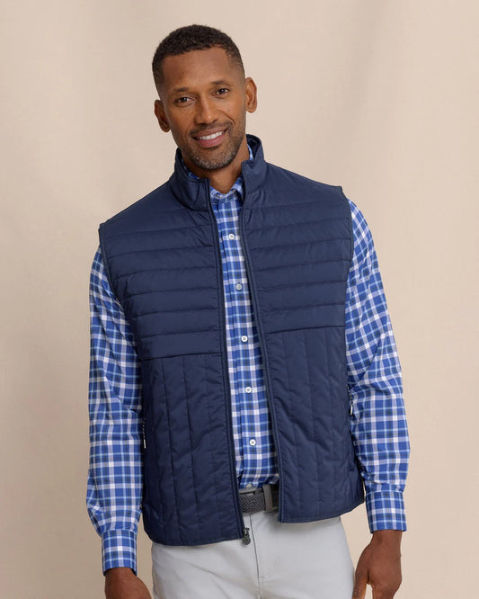 Southern Tide Men's Greenwood Packable Quilted Vest