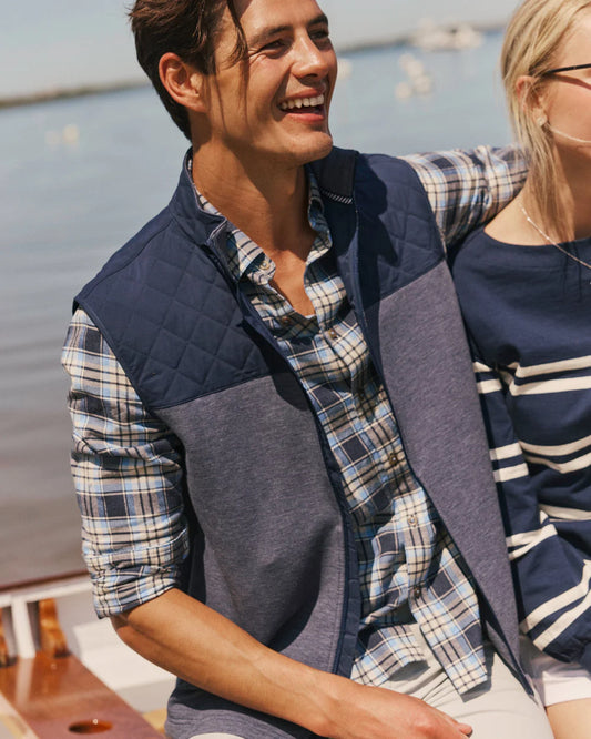Southern Tide Men's Waterfront Quilted Vest