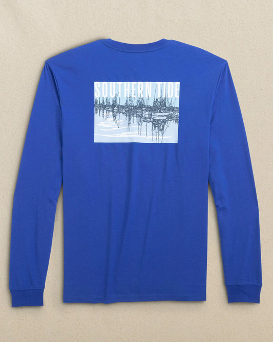 Southern Tide Men's Long Sleeve Marine Boats Tee
