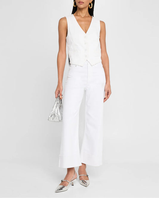 Pistola Lana High Rise Ultra Wide Leg Crop With Cuff