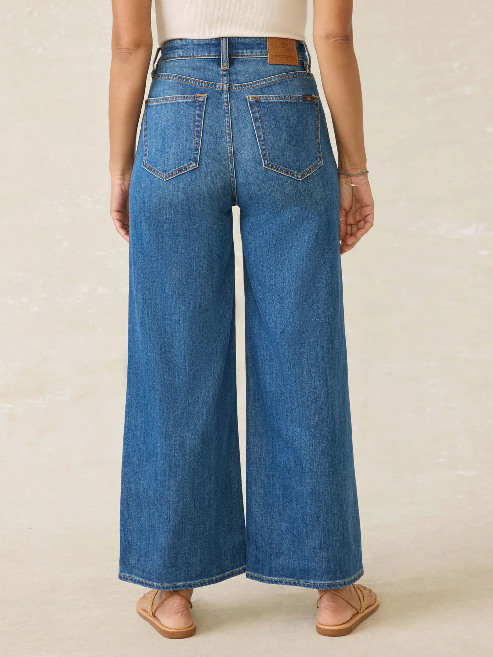 Faherty Saturday Denim Wide Leg