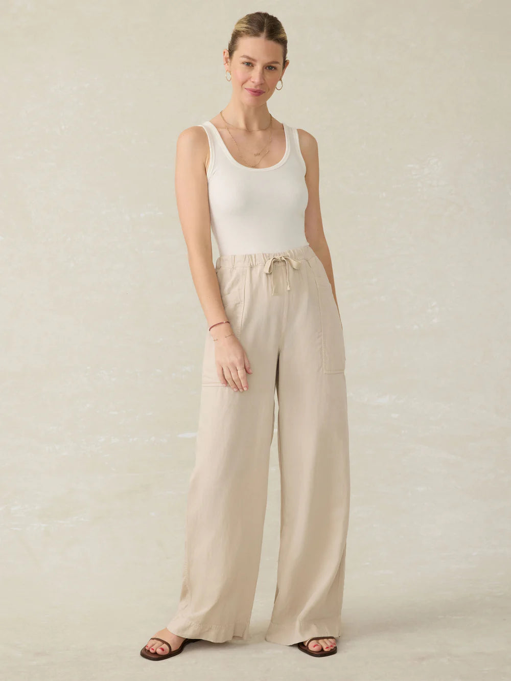 Faherty Topanga Drape Pant