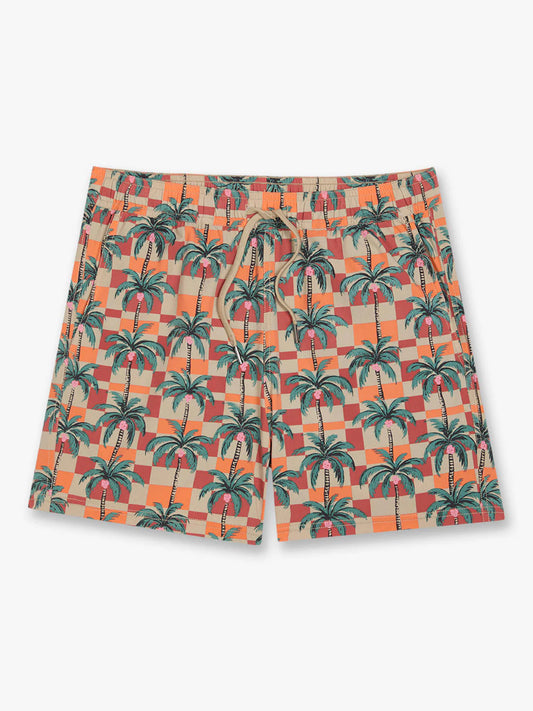 Fair Harbor Men's Bungalow Trunk | Checkered Palms