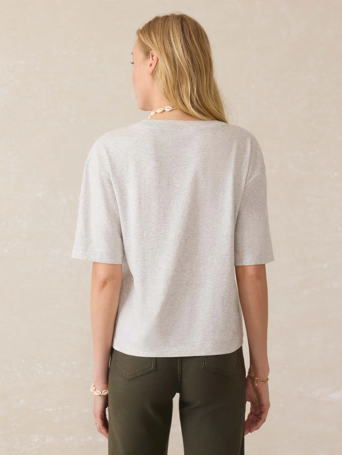 Faherty Women's Sunwashed Regenerative Vintage Tee