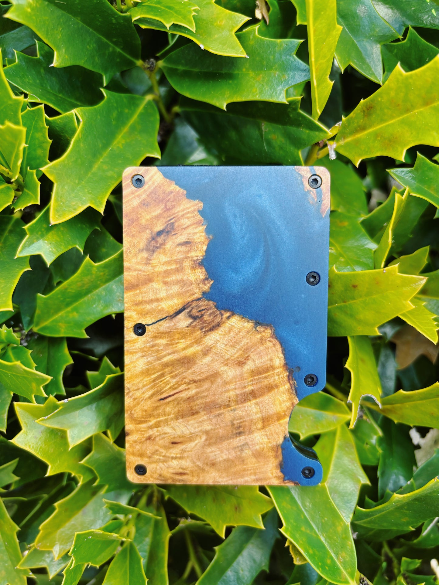 Wooden Element Wood And Resin Wallet