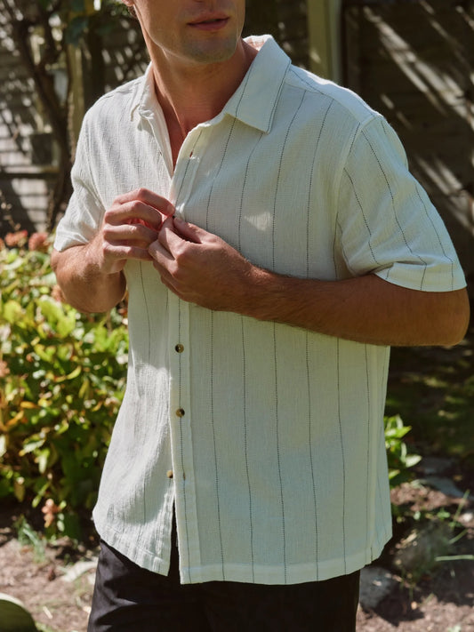 Fair Harbor Men's Oasis Textured Shirt