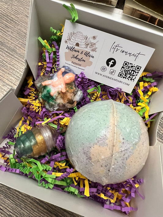 Averie's Apiary Mardi Gras Gift Set