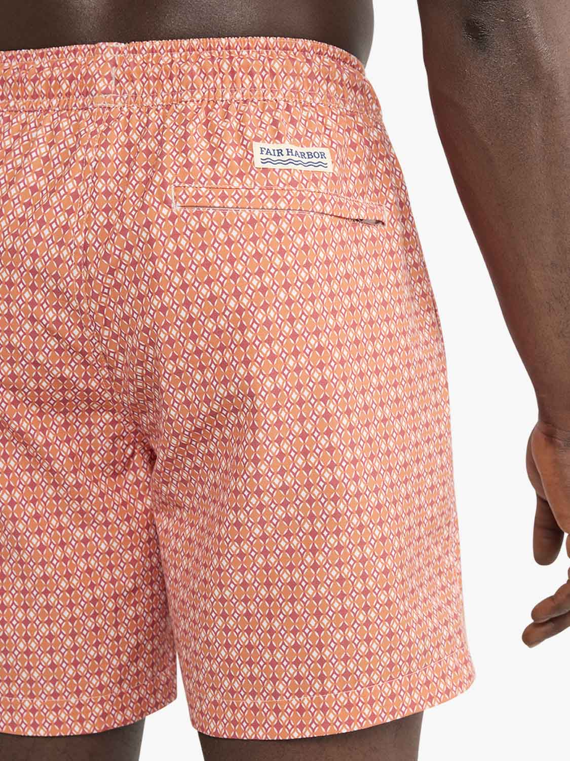Fair Harbor Men's Bayberry Trunk | Tangerine Geo