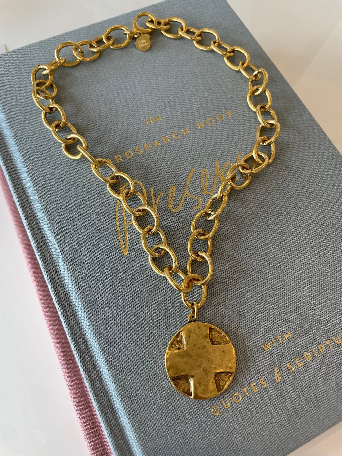 Cola Stacks Gold Lord’s Prayer Necklace