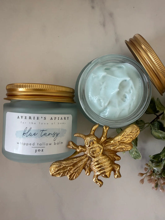 Averie's Apiary Blue Tansy Whipped Tallow