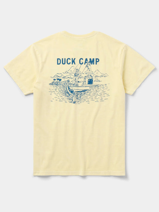 Duck Camp Men's Bucket List Tee- Summerland Yellow