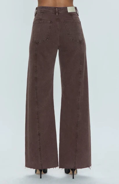 Pistola Penny Seamed High Rise Wide Leg Jean
