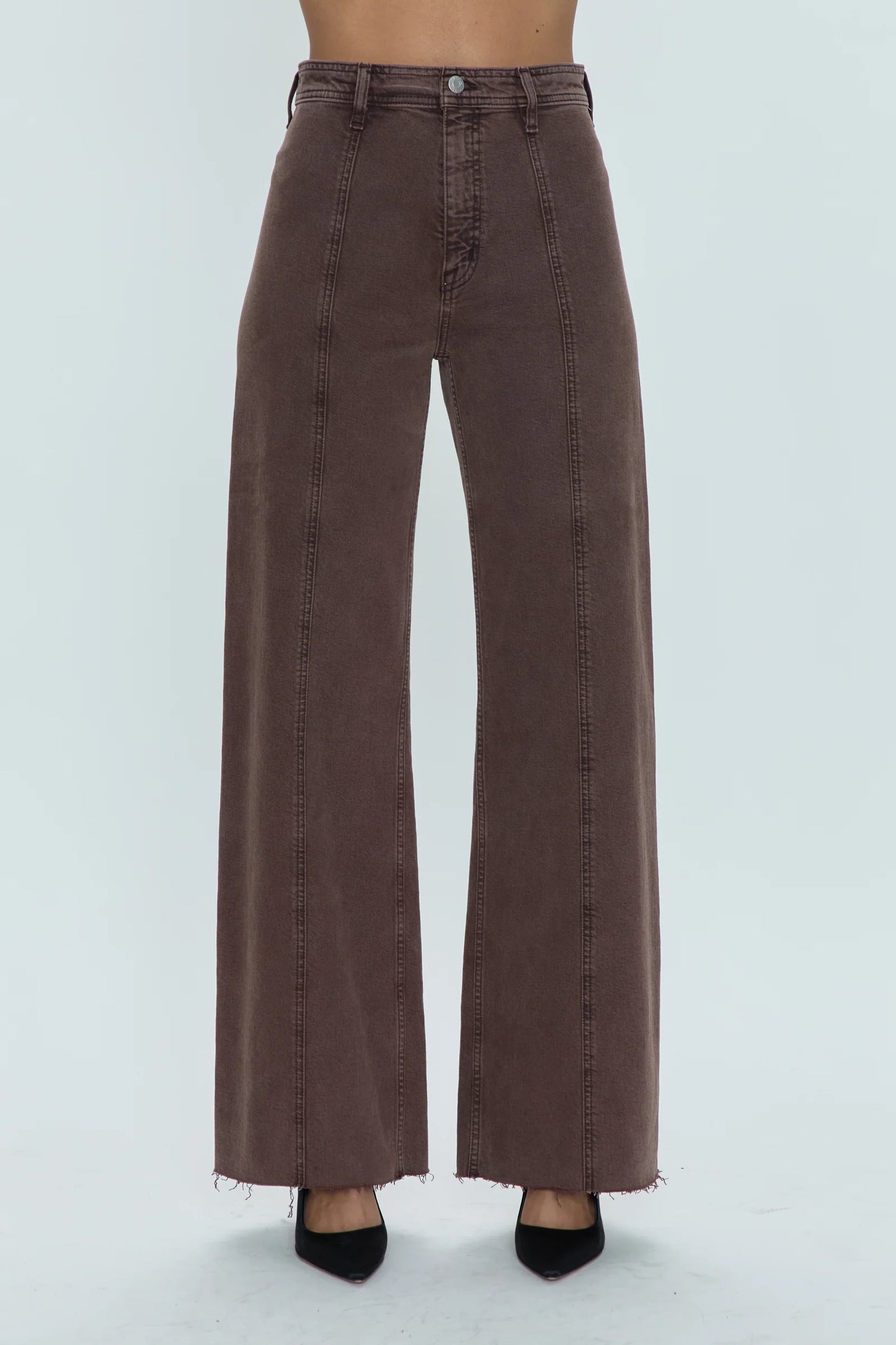Pistola Penny Seamed High Rise Wide Leg Jean