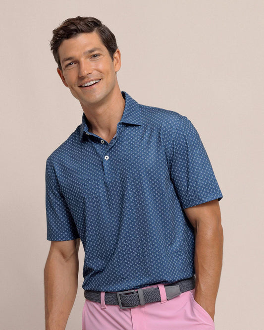 Southern Tide Men’s Short Sleeve Driver Putter Around Polo