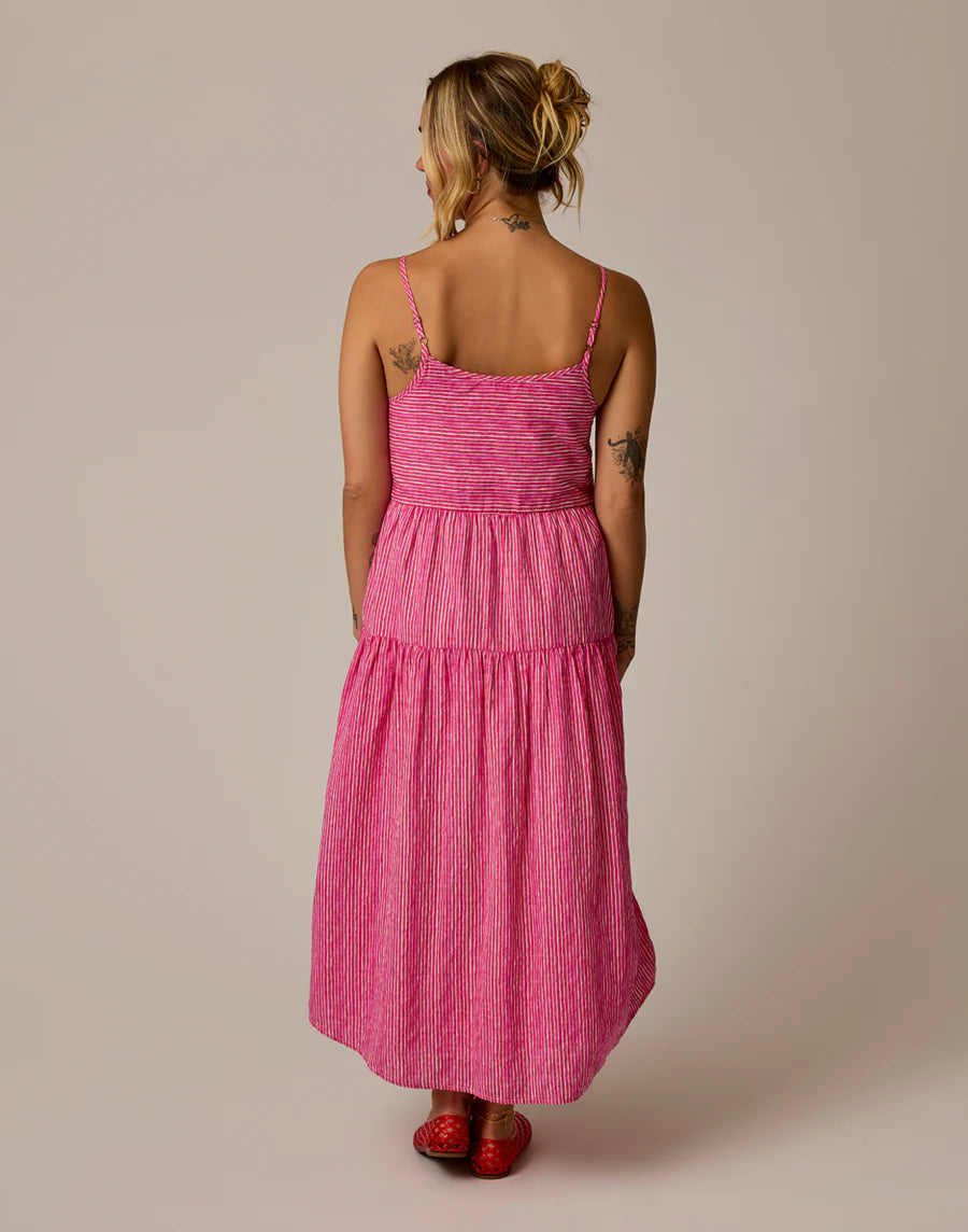 Carve Designs Jacey Textured Dress Relaxed Cami High-Low Dress