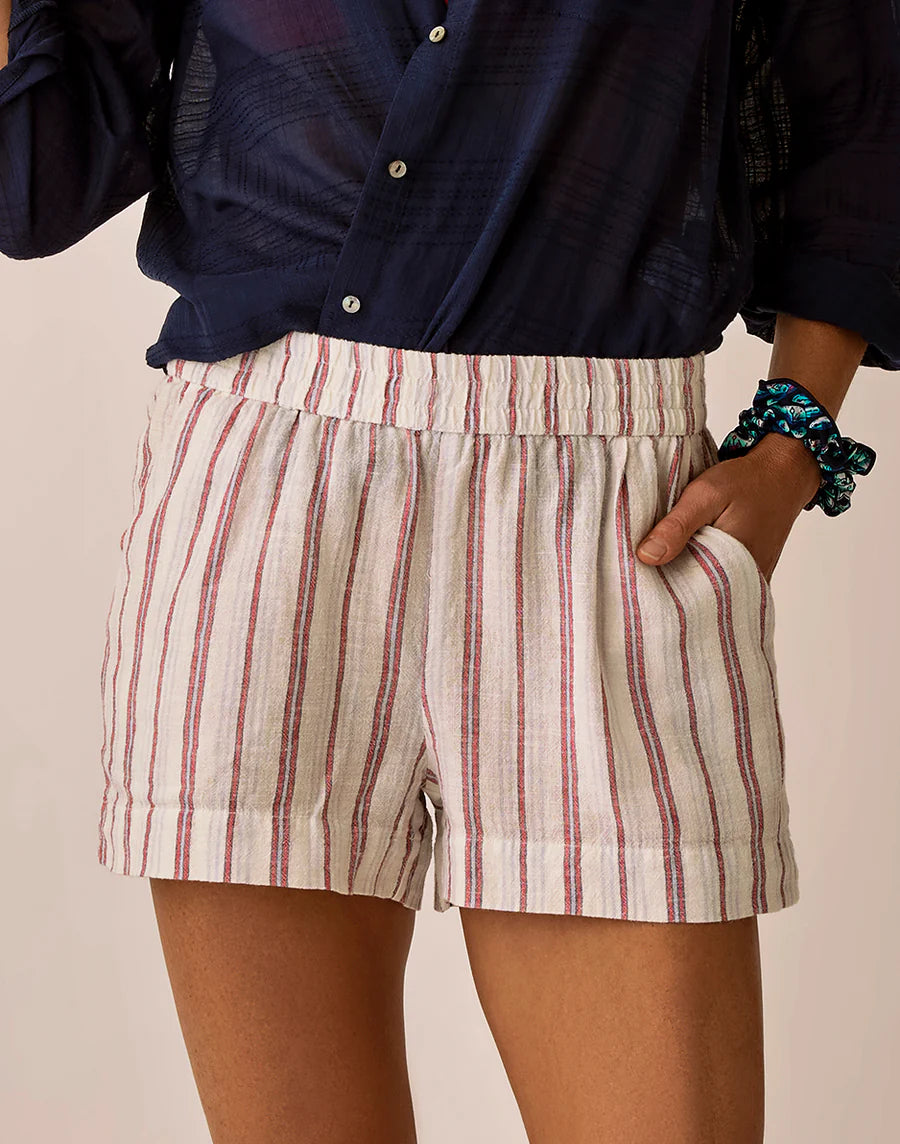 Carve Designs Hellie Linen Short Mid Rise Classic Short