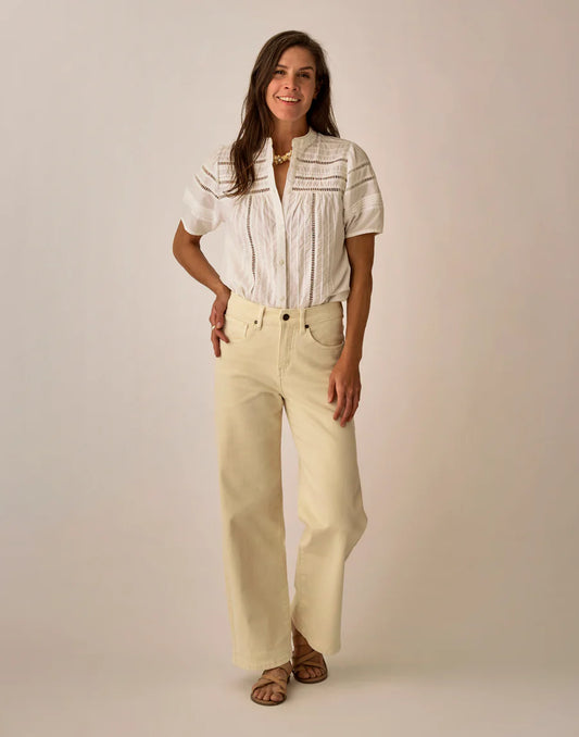 Carve Designs Gabby Voile Relaxed Buttondown Top