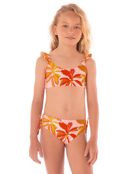 Maaji Girls Pink Palms Swimwear Two Piece
