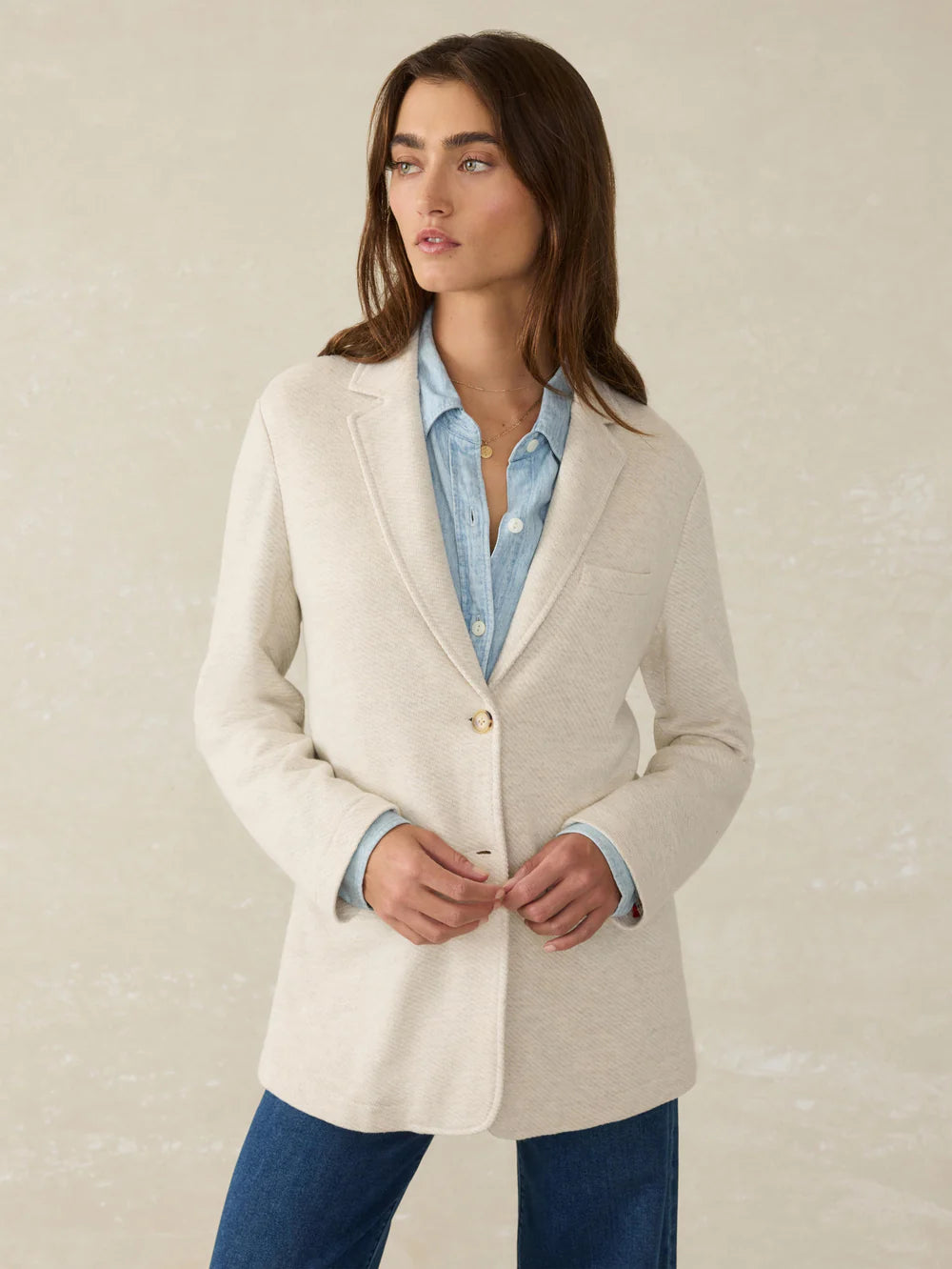 Faherty Women's Inlet Knit Blazer