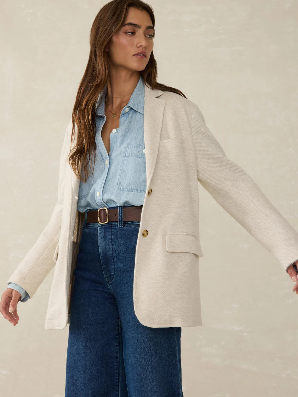 Faherty Women's Inlet Knit Blazer